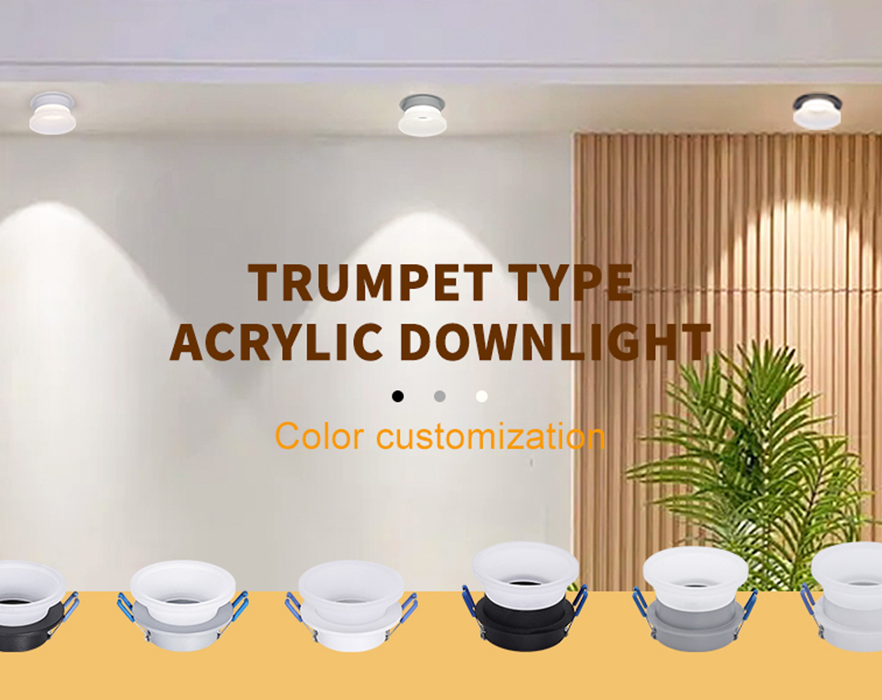 JIEPU NEW ACRYLIC DOWNLIGHT ON SALE