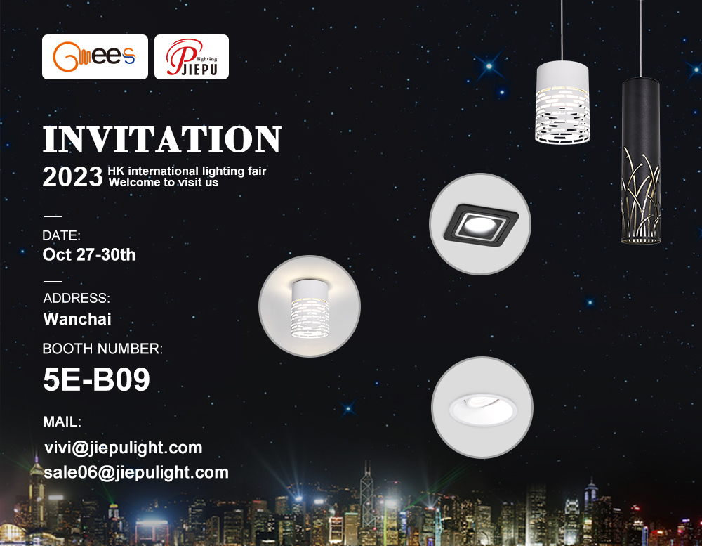 INVITATION of HK International Lighting Fair--JIEPU