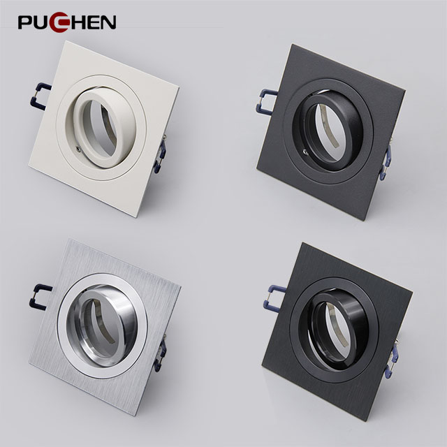 92MM Square Aluminium Recessed Downlight