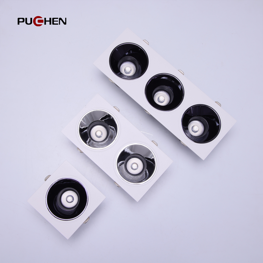 Indoor COB LED Recessed downlight square