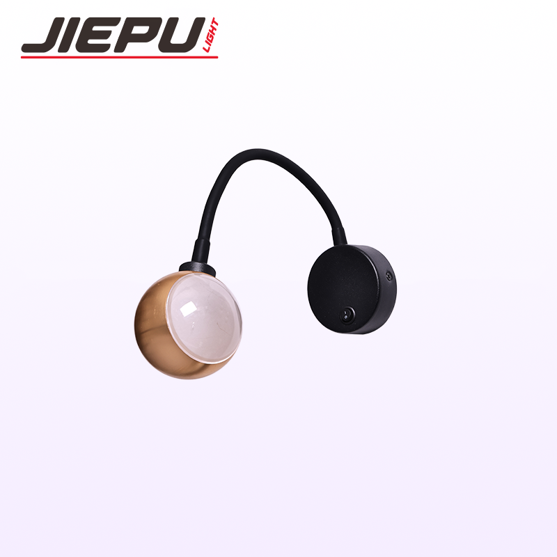 G9 spherical flexible tube wall lamp