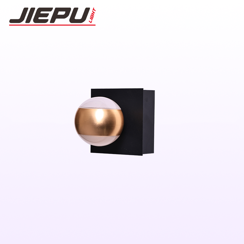 G9 spherical wall lamp with flat base